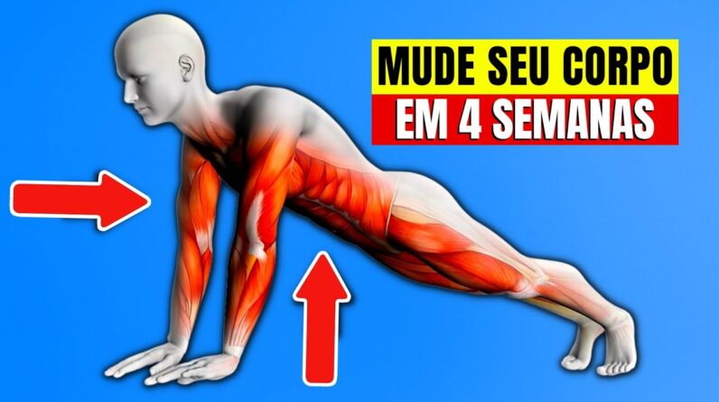 5 Exercícios SIMPLES que dão RESULTADO RÁPIDO - Treino em Casa Sem equipamento | CORPO HIPERTROFIADO