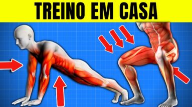 7 Melhores Exercícios de Calistenia para fazer em Casa / Treino Sem Equipamento| CORPO HIPERTROFIADO