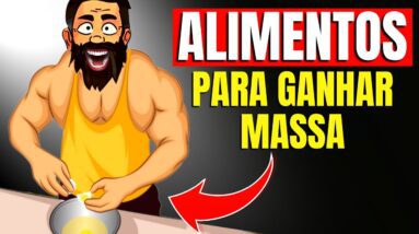 10 Alimentos para comer DE MANHÃ que ajudam a construir músculos rapidamente | CORPO HIPERTROFIADO