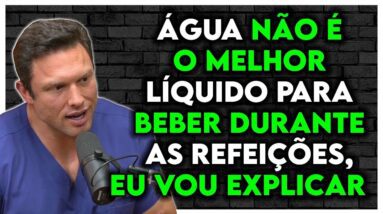 PORQUE NÃO PODEMOS TOMAR ÁGUA DURANTE A REFEIÇÃO? FAZ CRESCER BARRIGA? | Paulo Muzy BANHA PodCast